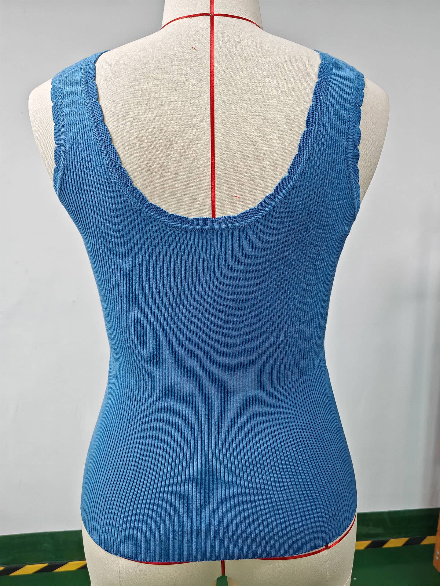 Ribbed Knit Casual Vest Camisole Top