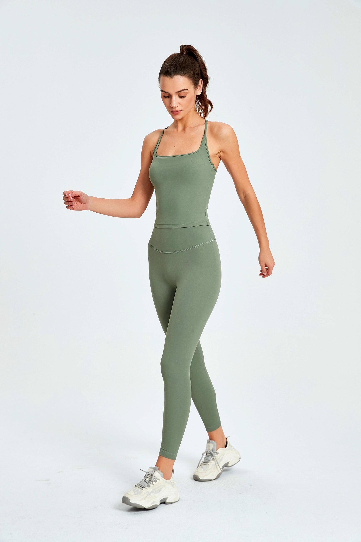 Veronica Sports Bra and High Waist Leggings Activewear Set