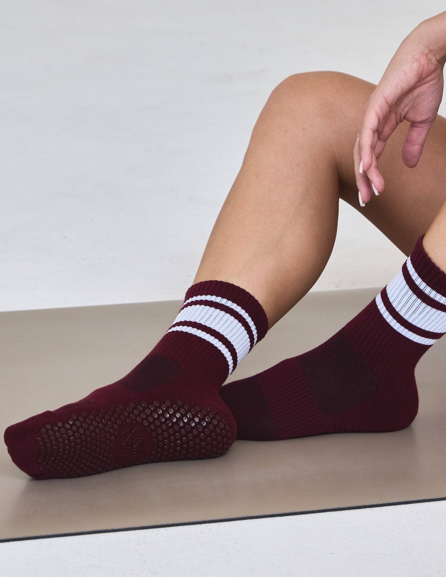 The Crew Stripe Grip Sock