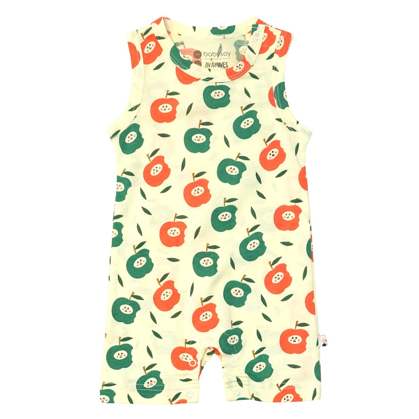 Babysoy Pattern Prints Tank Romper