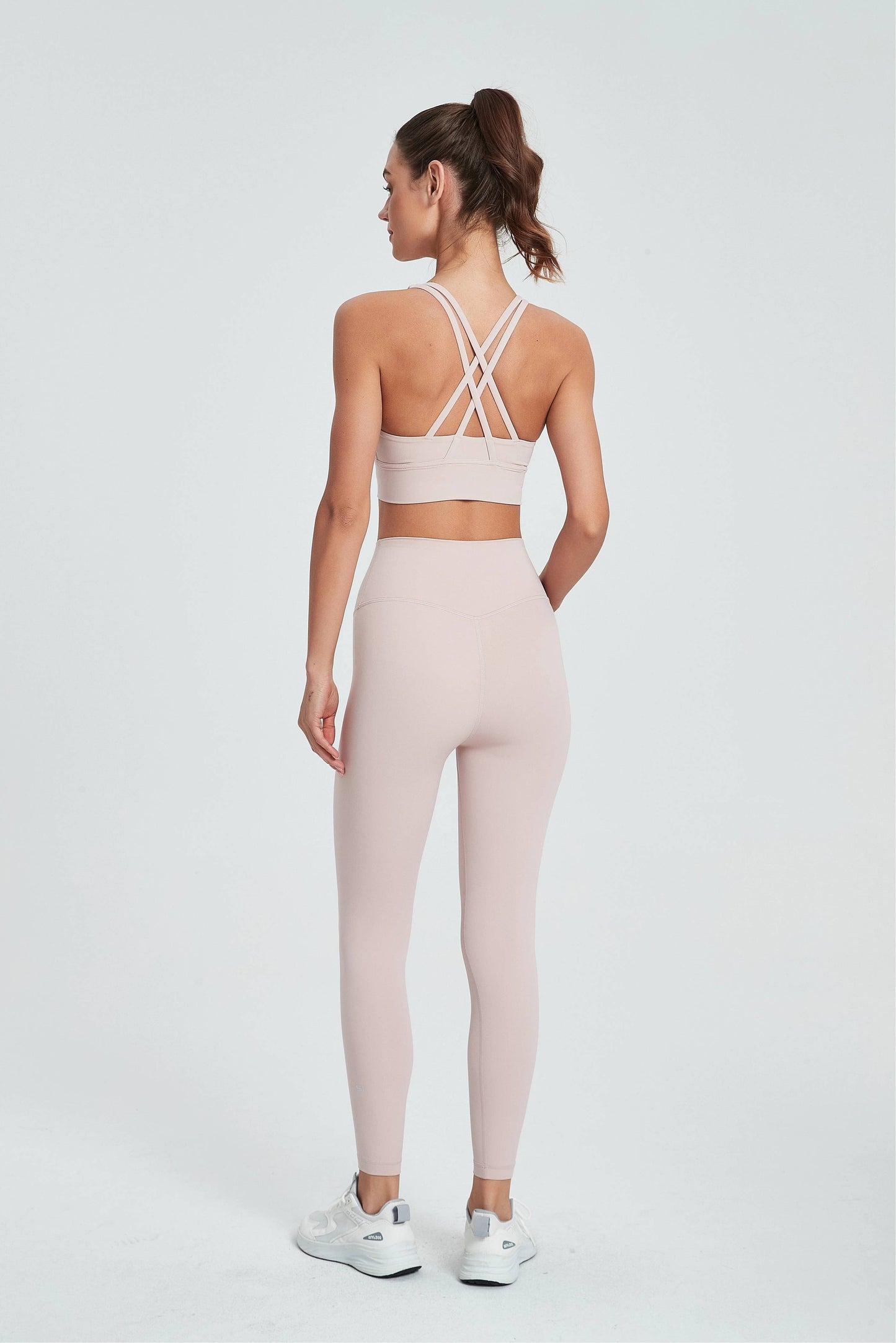 Isabella Strappy Back Sports Bra & Legging Activewear Set