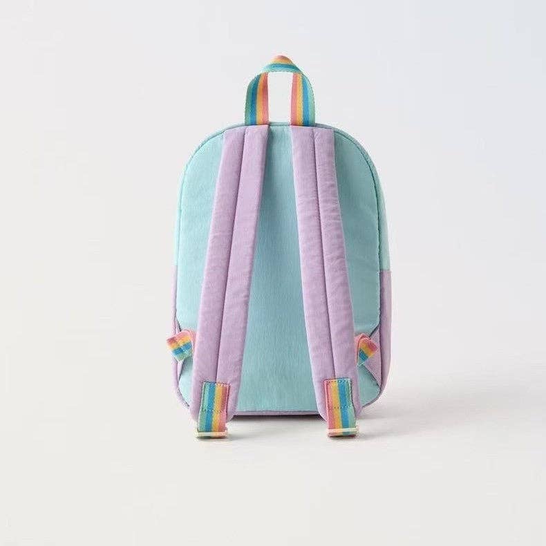 Pastel Macaron Color Soft Backpack for Kids
