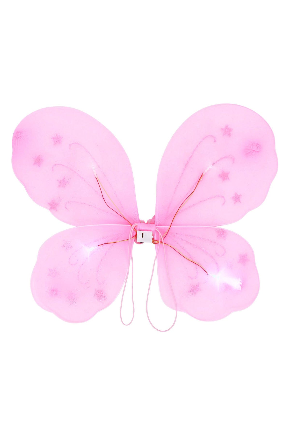 Kids Light-Up Star Glittery Fairy Costume Wings