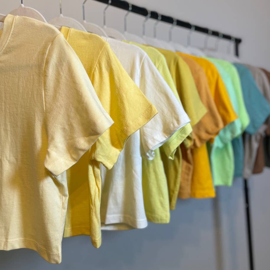Premium Cotton Crop Tees