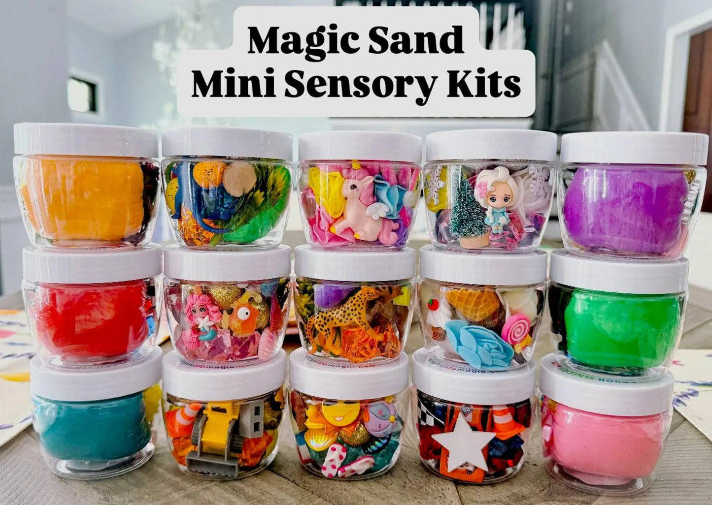 Kinetic Magic Sand Jars