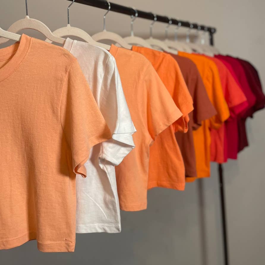 Premium Cotton Crop Tees