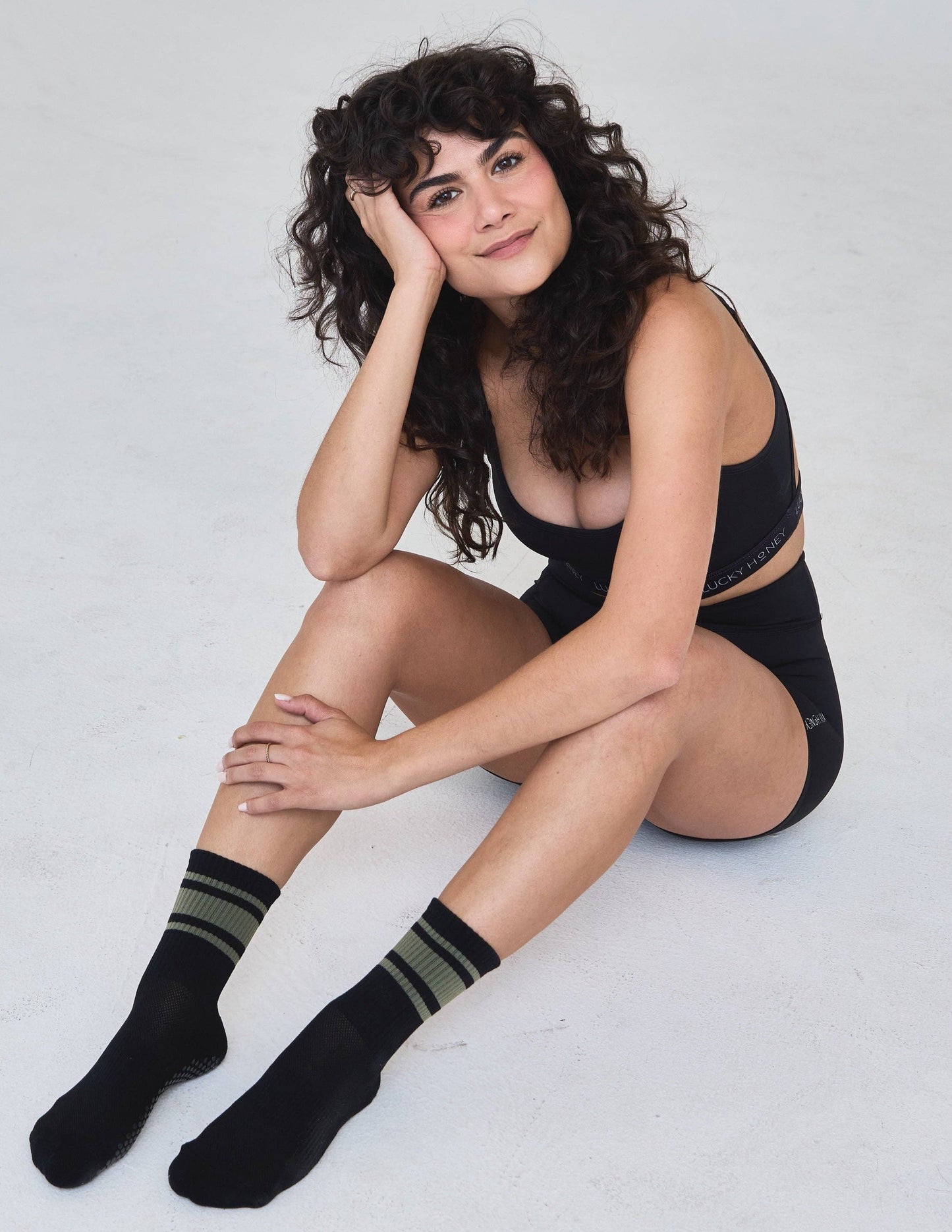 The Crew Stripe Grip Sock