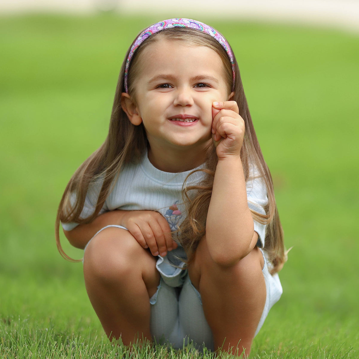 Rainbow Glitter Headband - Kids Hair Accessories