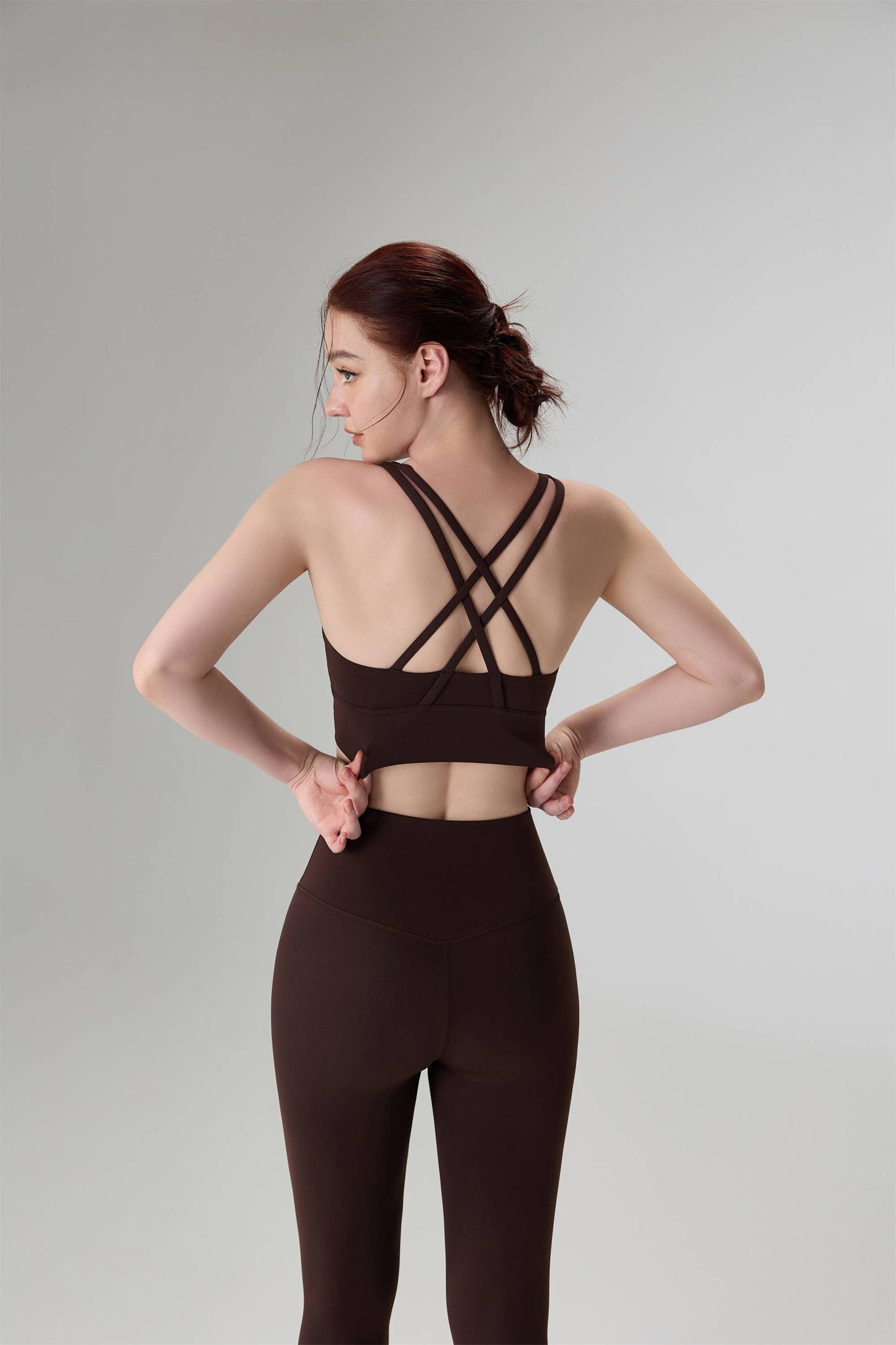 Isabella Strappy Back Sports Bra & Legging Activewear Set