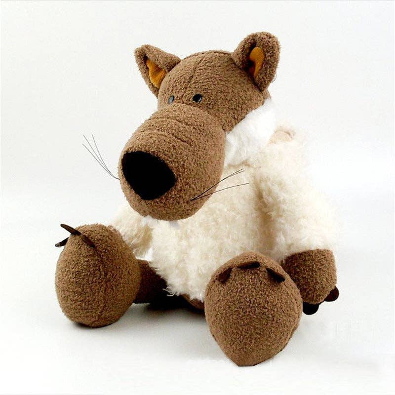 Logan Sheep Plush Toy with Wolf Skin Design