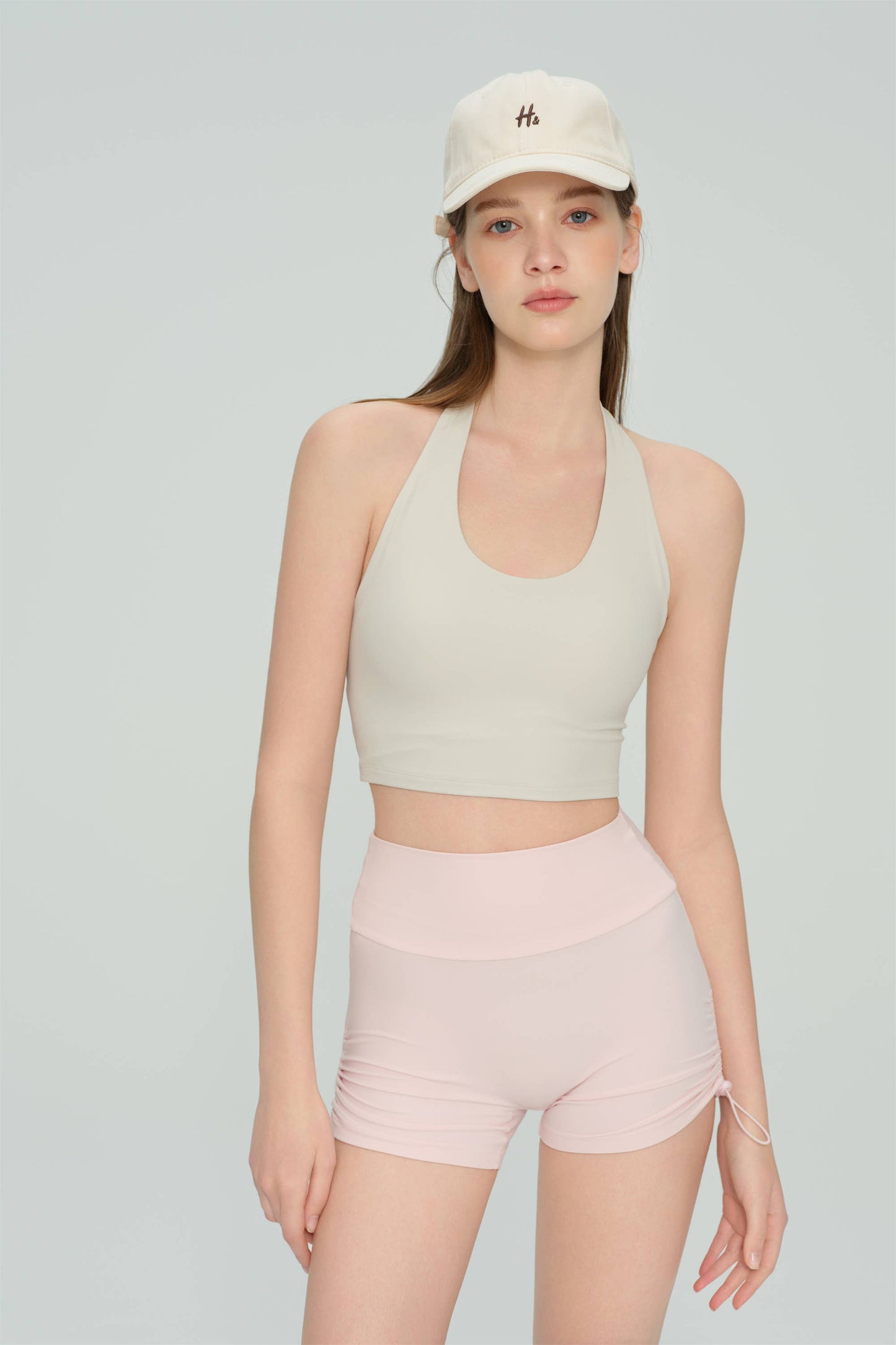 Daphne Lycra® Sculpt Molded Cup Halter Neck Sports Bra