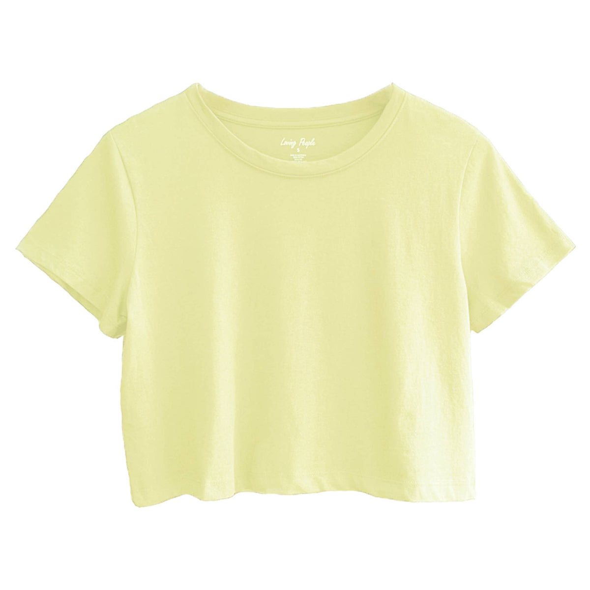 Premium cotton cropped tees