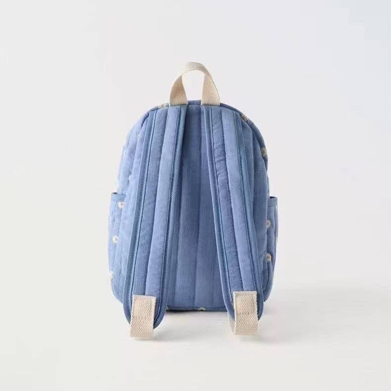 Kids Floral Daisy Backpack Lightweight School Bag
