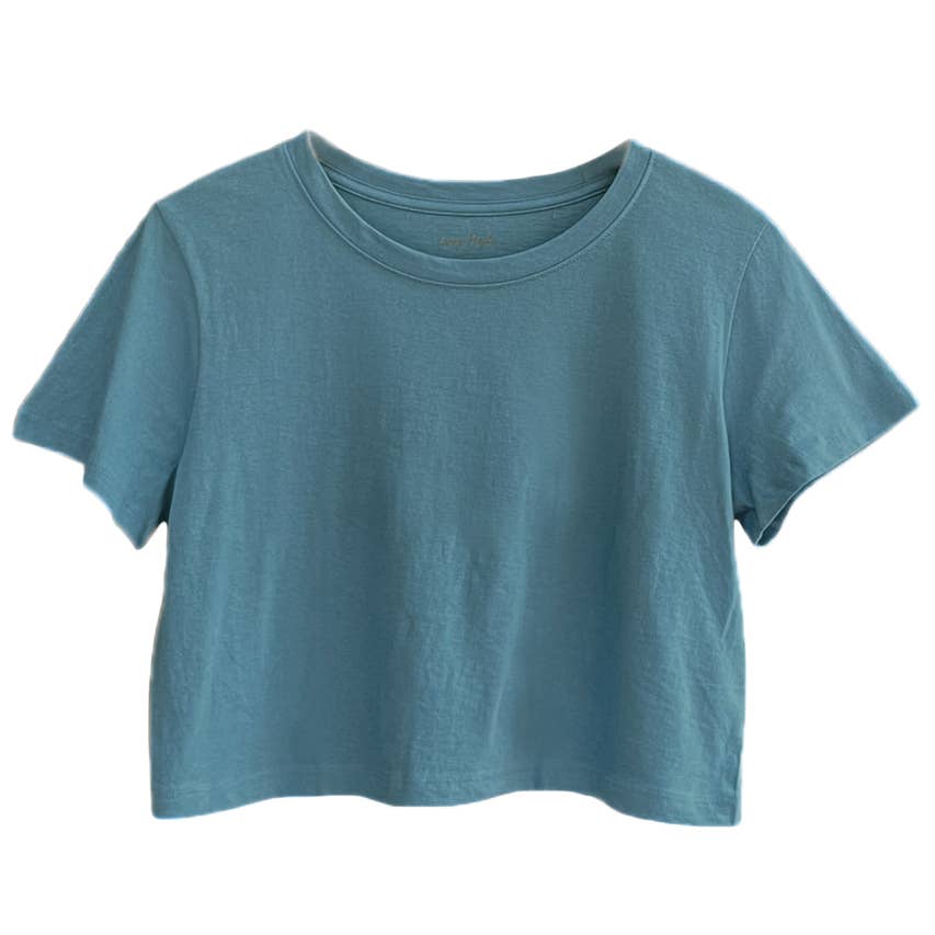 Premium Crop Tees (Blues)