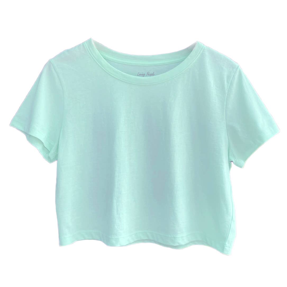 Premium Crop Tees (Blues)