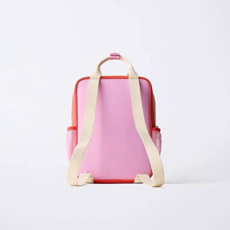Kids Kitty Pattern Lightweight Backpack for Daily Use