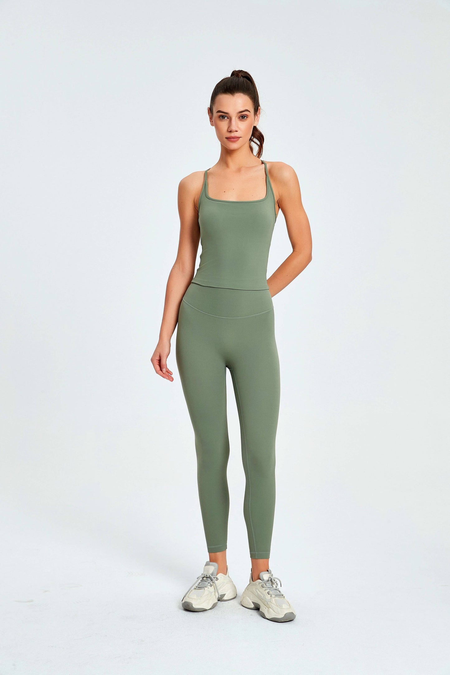 Veronica Sports Bra and High Waist Leggings Activewear Set
