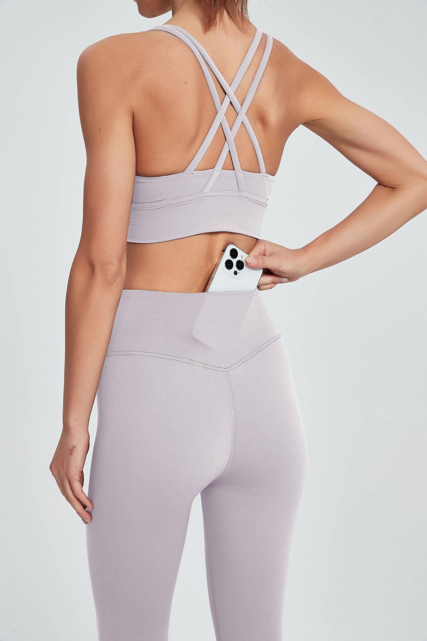Isabella Strappy Back Sports Bra & Legging Activewear Set