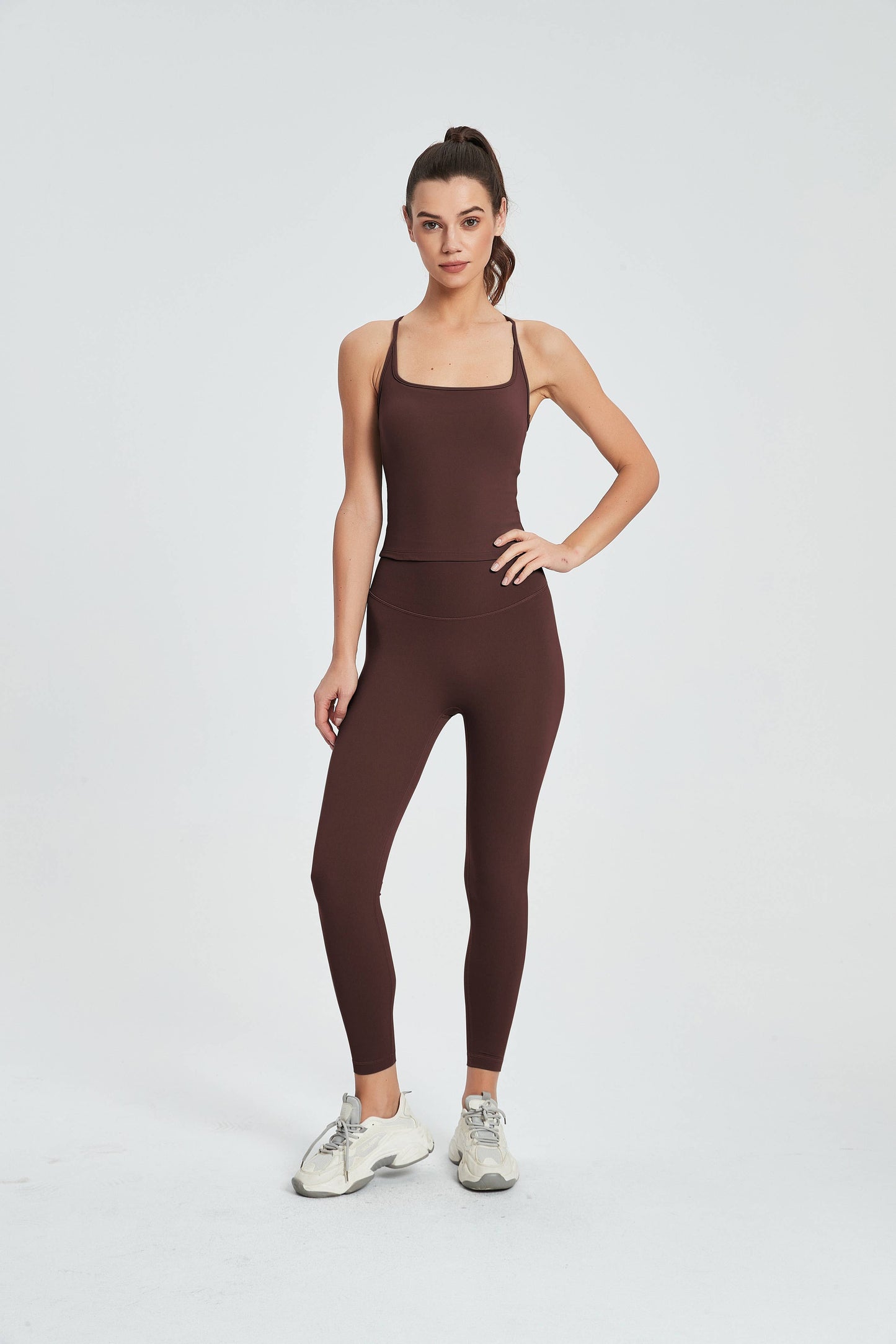 Veronica Sports Bra and High Waist Leggings Activewear Set