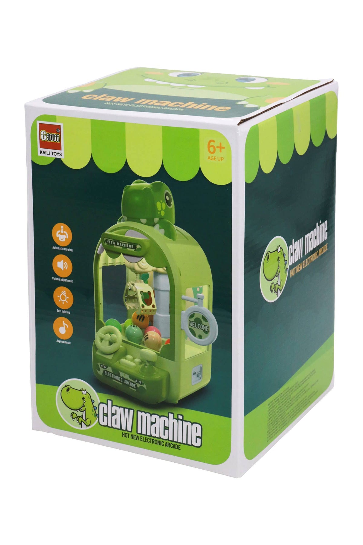Electronic Dinosaur Music Toy Claw Machine