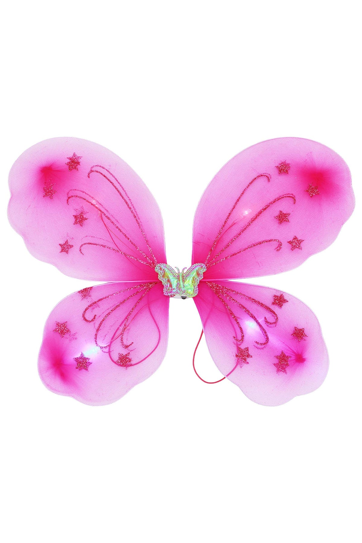 Kids Light-Up Star Glittery Fairy Costume Wings