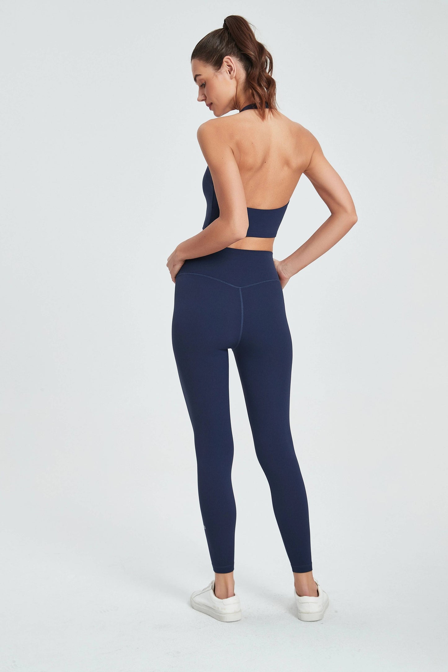 Daphne Lycra® Halter Neck Sports Bra & Leggings 2-Piece Set