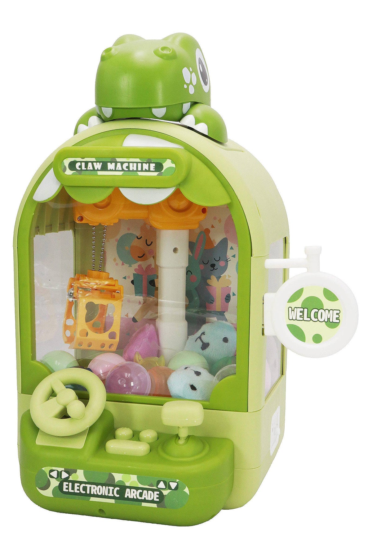 Electronic Dinosaur Music Toy Claw Machine