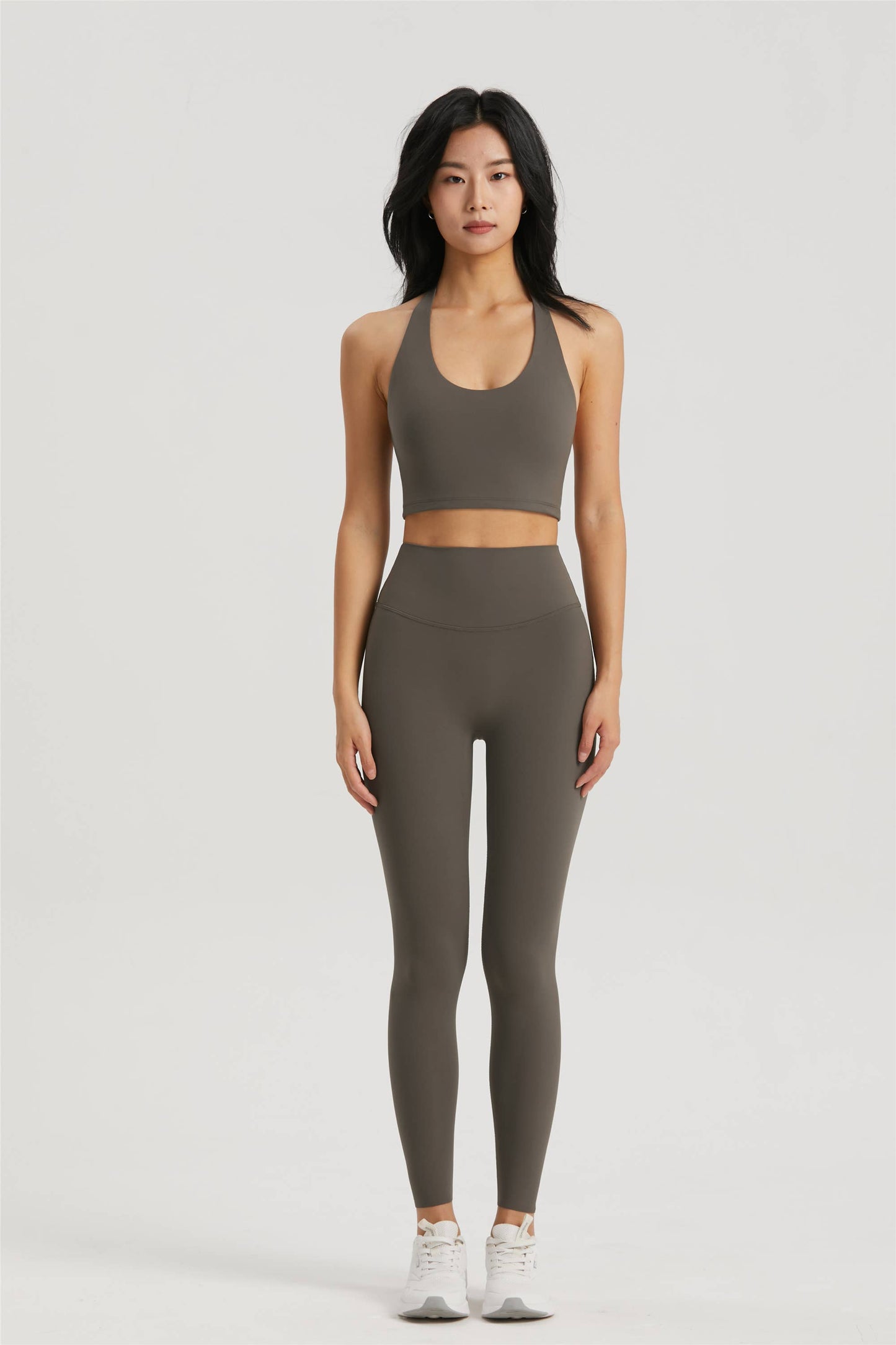 Daphne Lycra® Halter Neck Sports Bra & Leggings 2-Piece Set