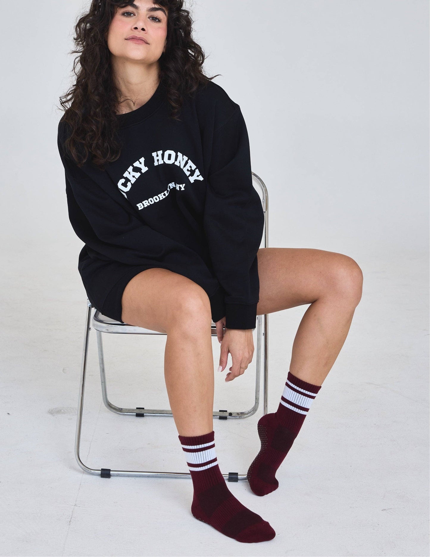 The Crew Stripe Grip Sock