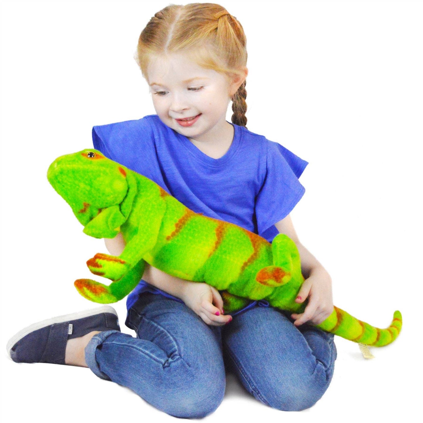 Iago The Iguana | 29 Inch Stuffed Animal Plush | By TigerHart Toys