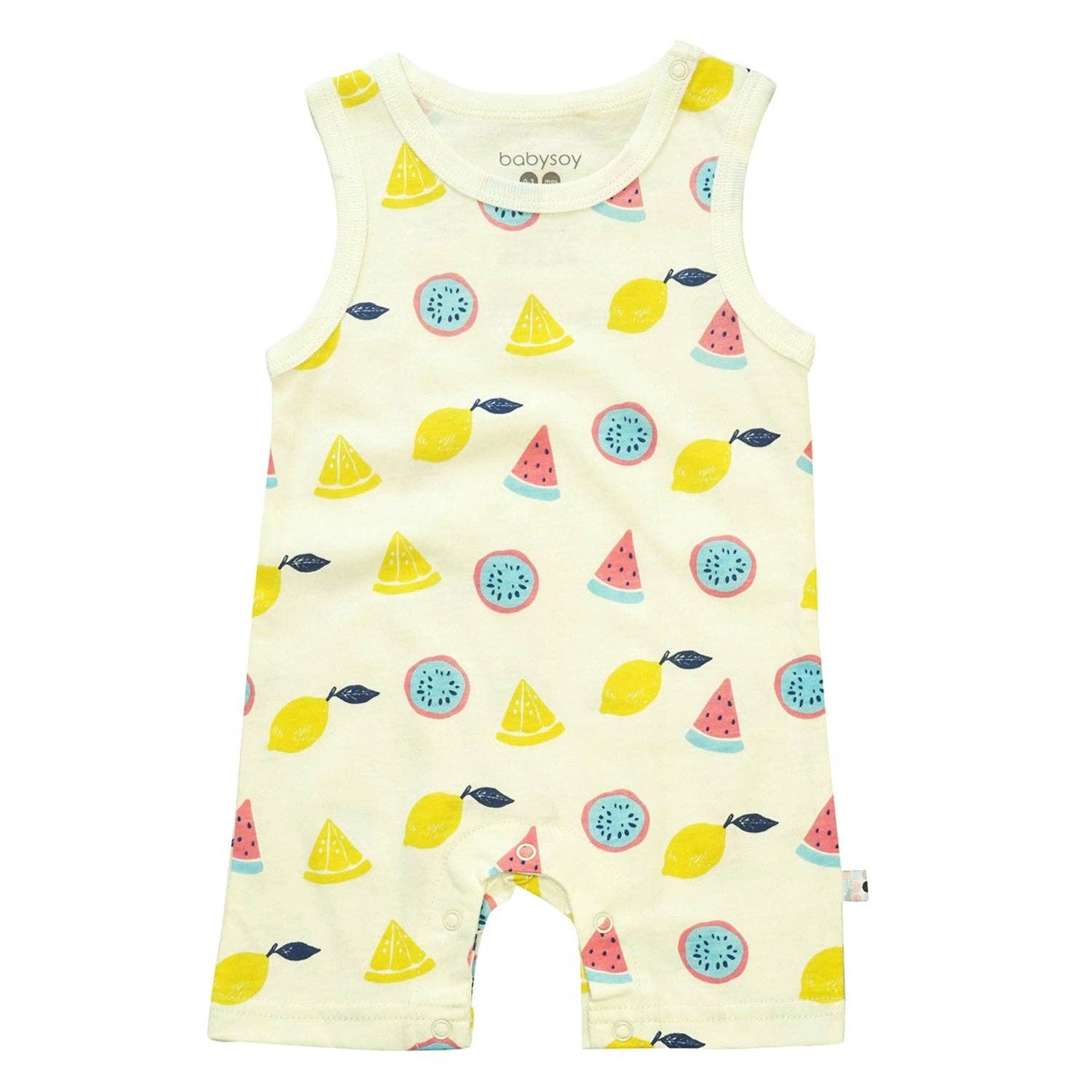 Babysoy Pattern Prints Tank Romper