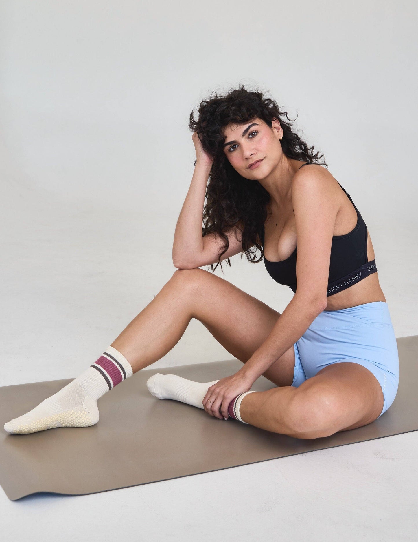 The Crew Stripe Grip Sock