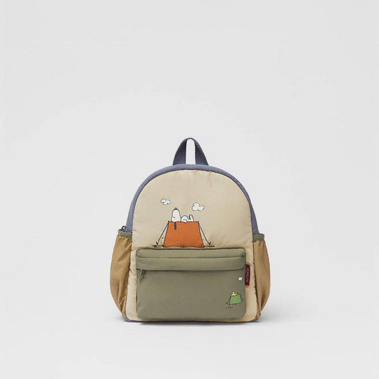 Cartoon Print Kids Backpack Snoopy Series Lightweight School Bag