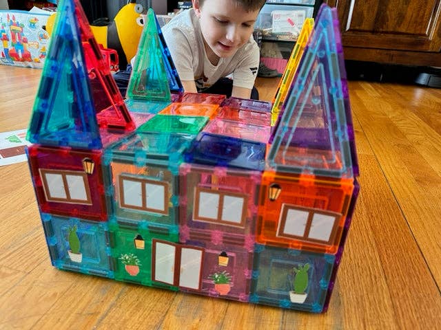Reusable Decals for Magnetic Tiles & Bricks - Welcome Home