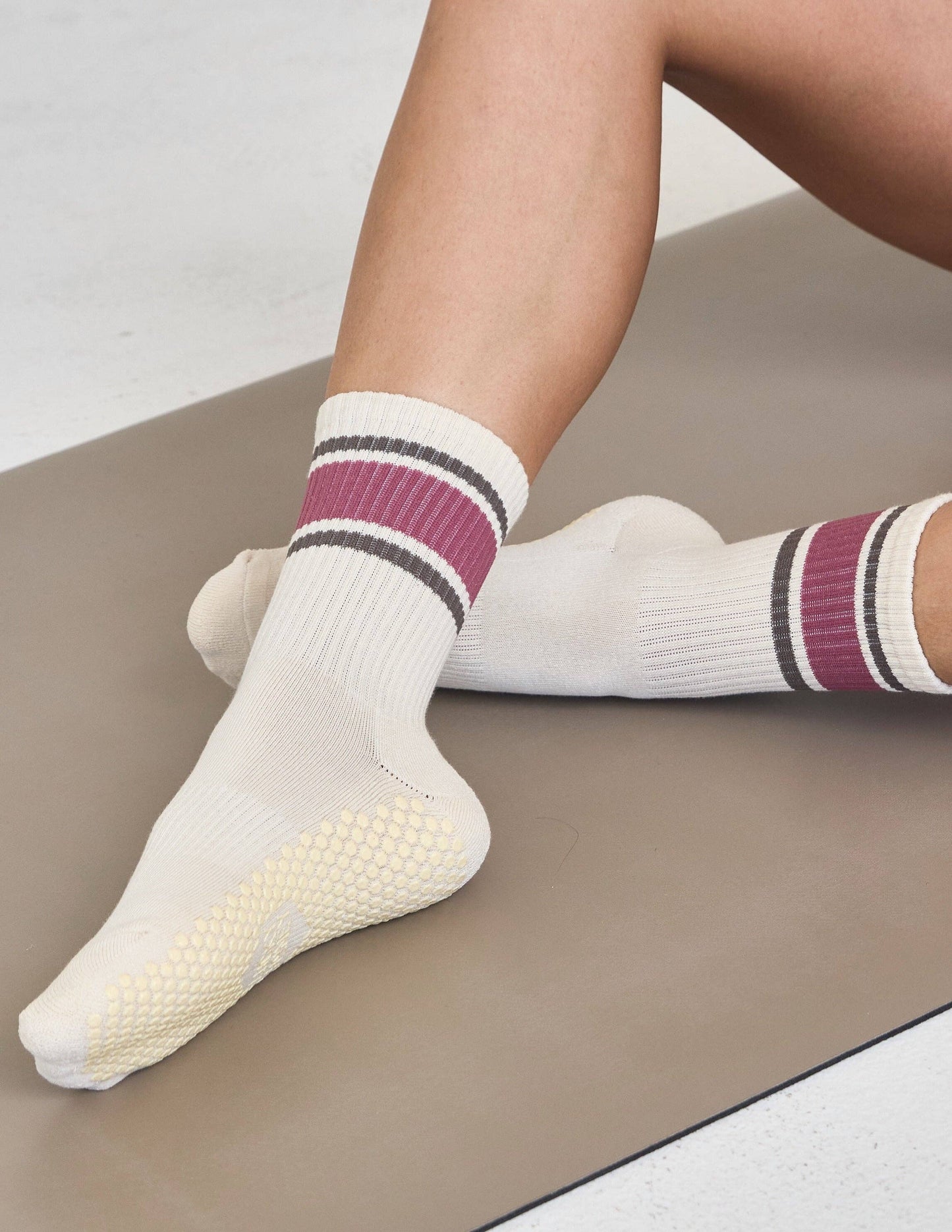 The Crew Stripe Grip Sock