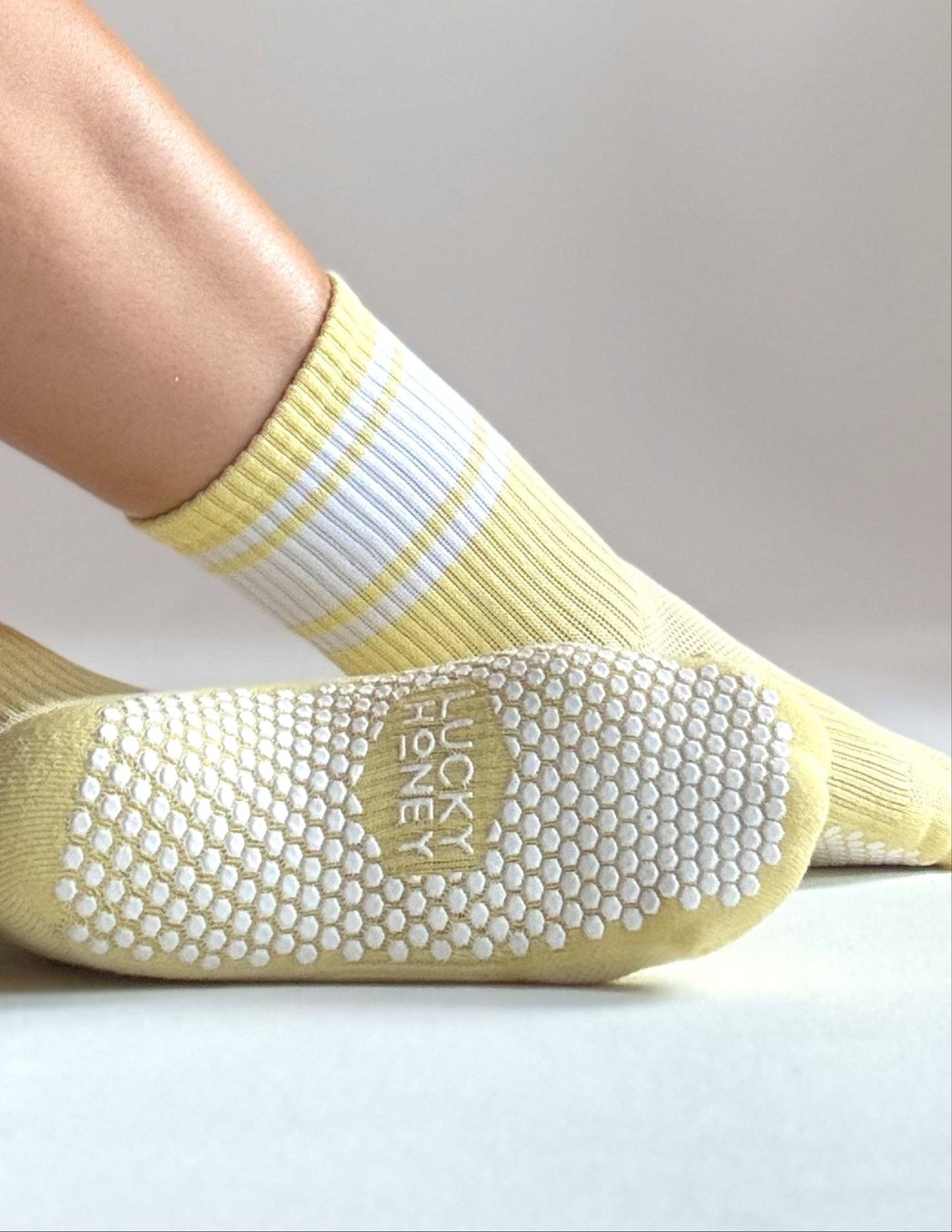 The Crew Stripe Grip Sock