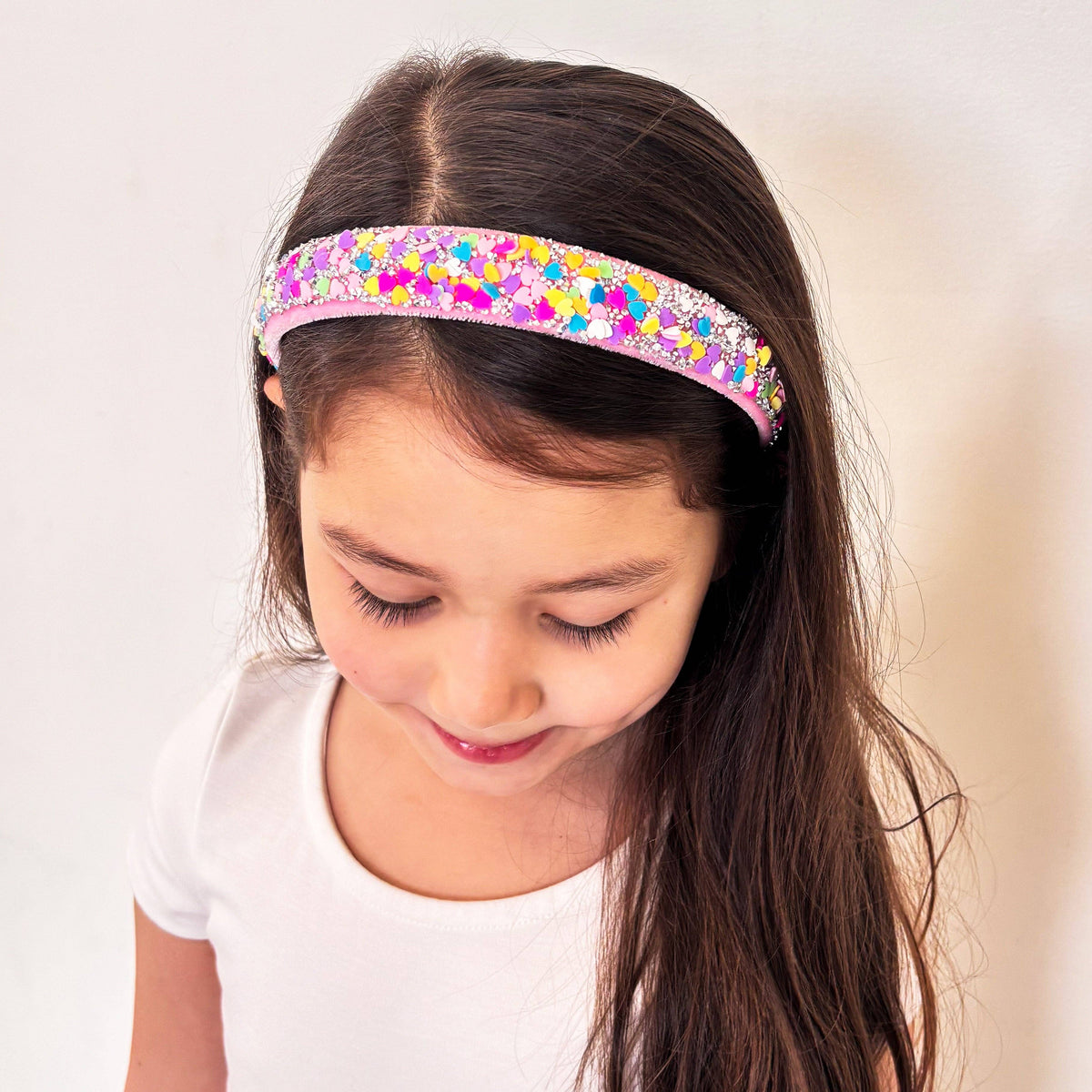 Candy Heart Headband - Confetti Hair Band