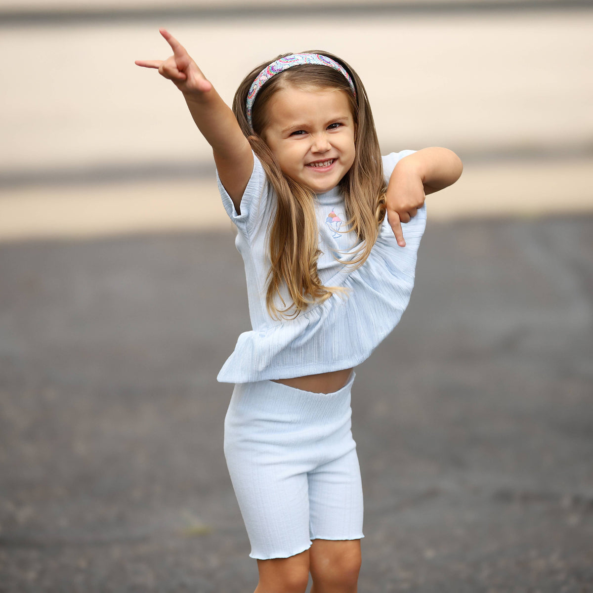 Rainbow Glitter Headband - Kids Hair Accessories
