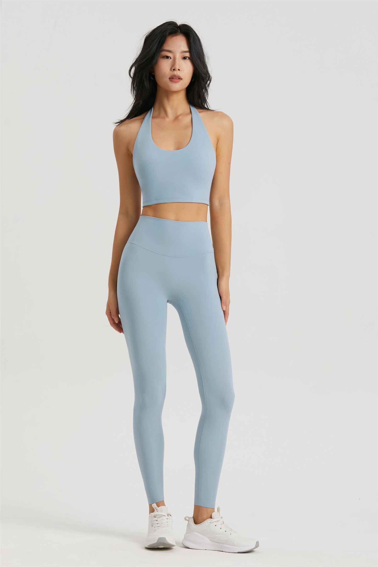 Daphne Lycra® Halter Neck Sports Bra & Leggings 2-Piece Set