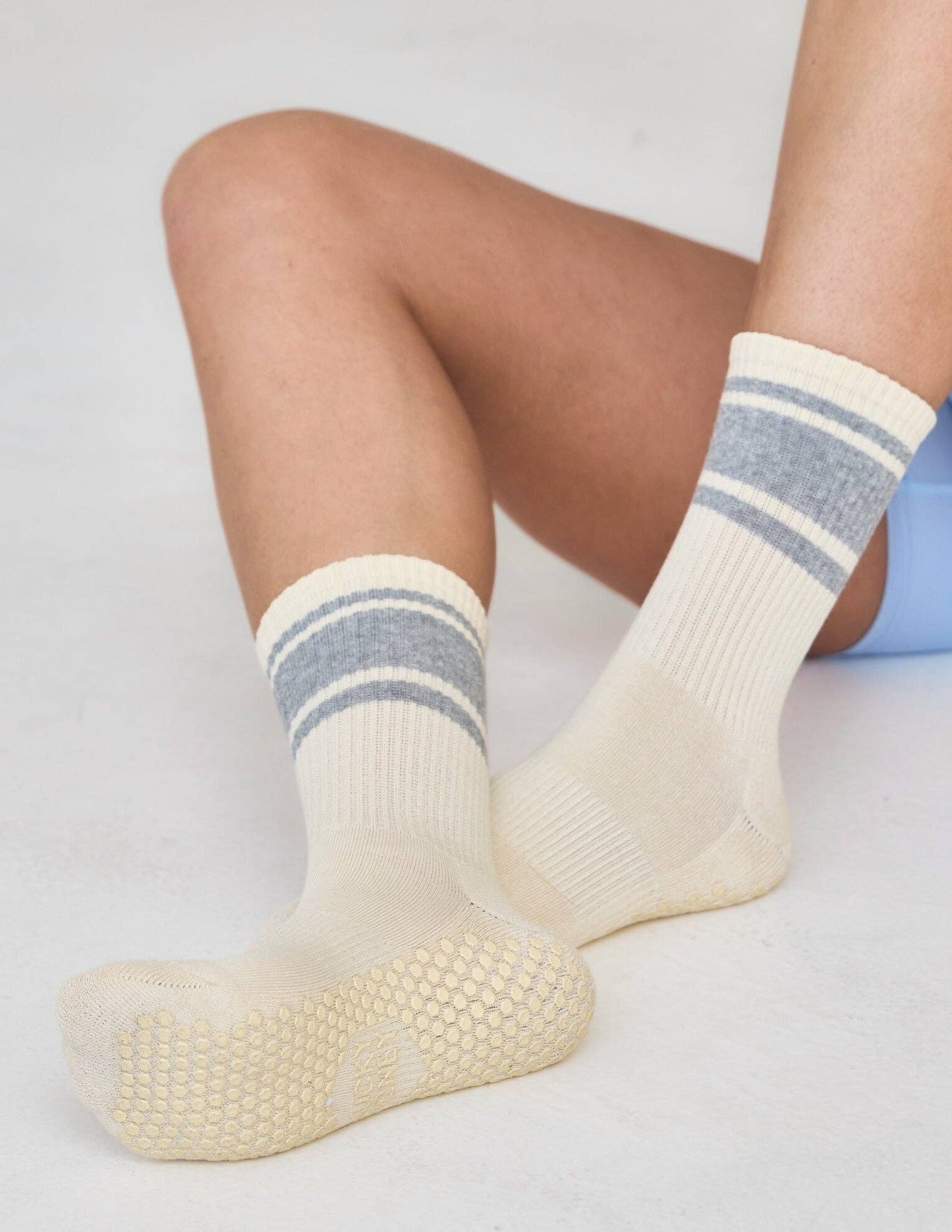 The Crew Stripe Grip Sock