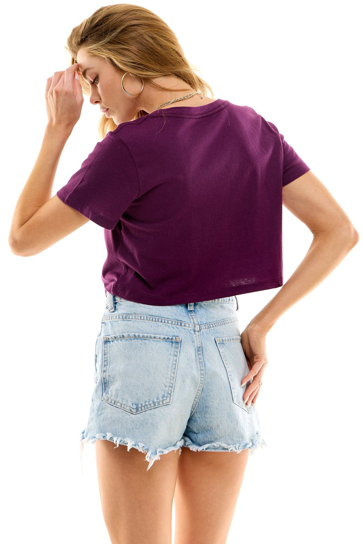 Premium Cotton Crop Tees