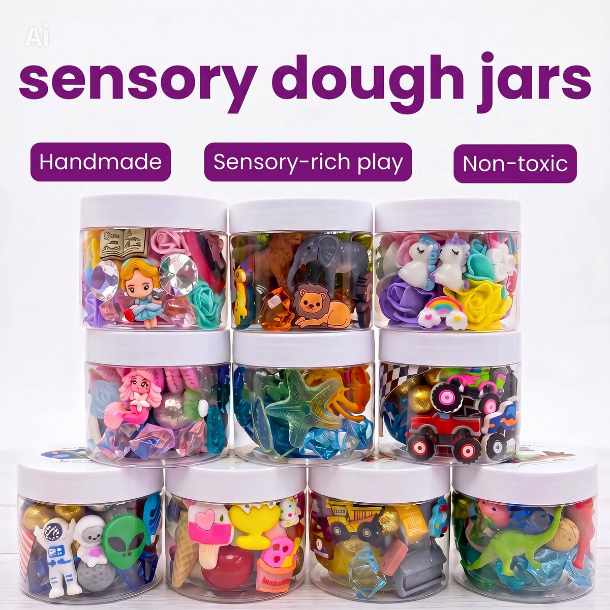 Magic Play Dough Jar