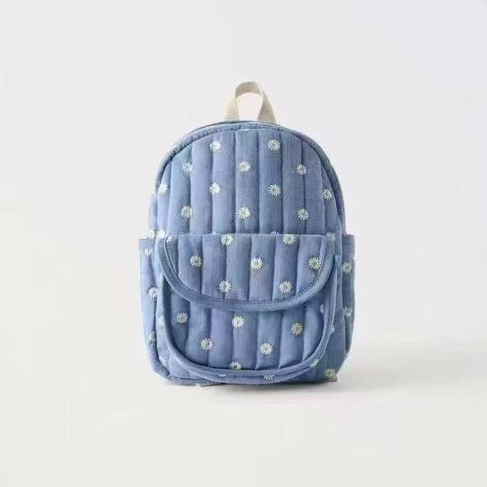 Kids Floral Daisy Backpack Lightweight School Bag