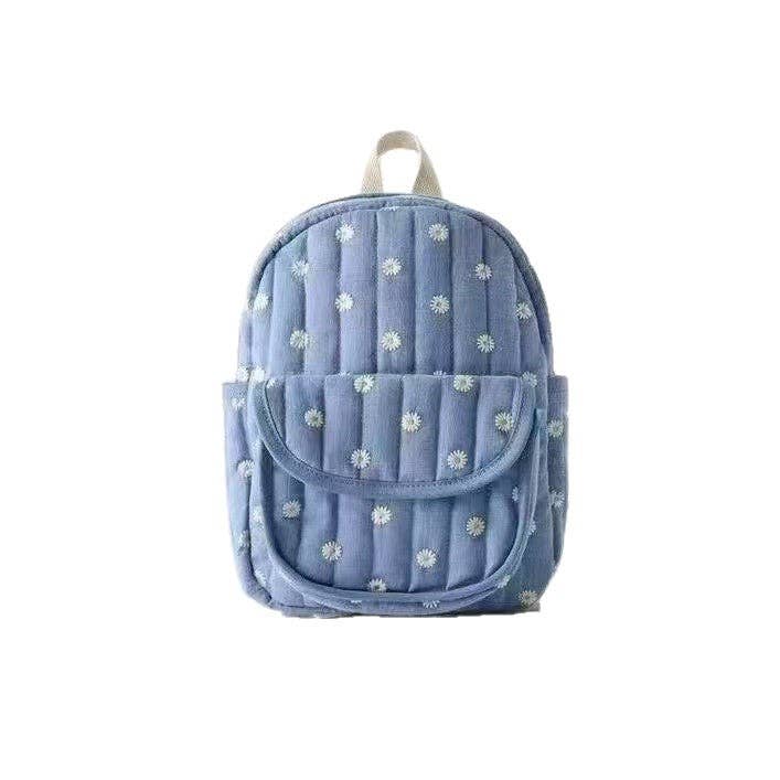 Kids Floral Daisy Backpack Lightweight School Bag