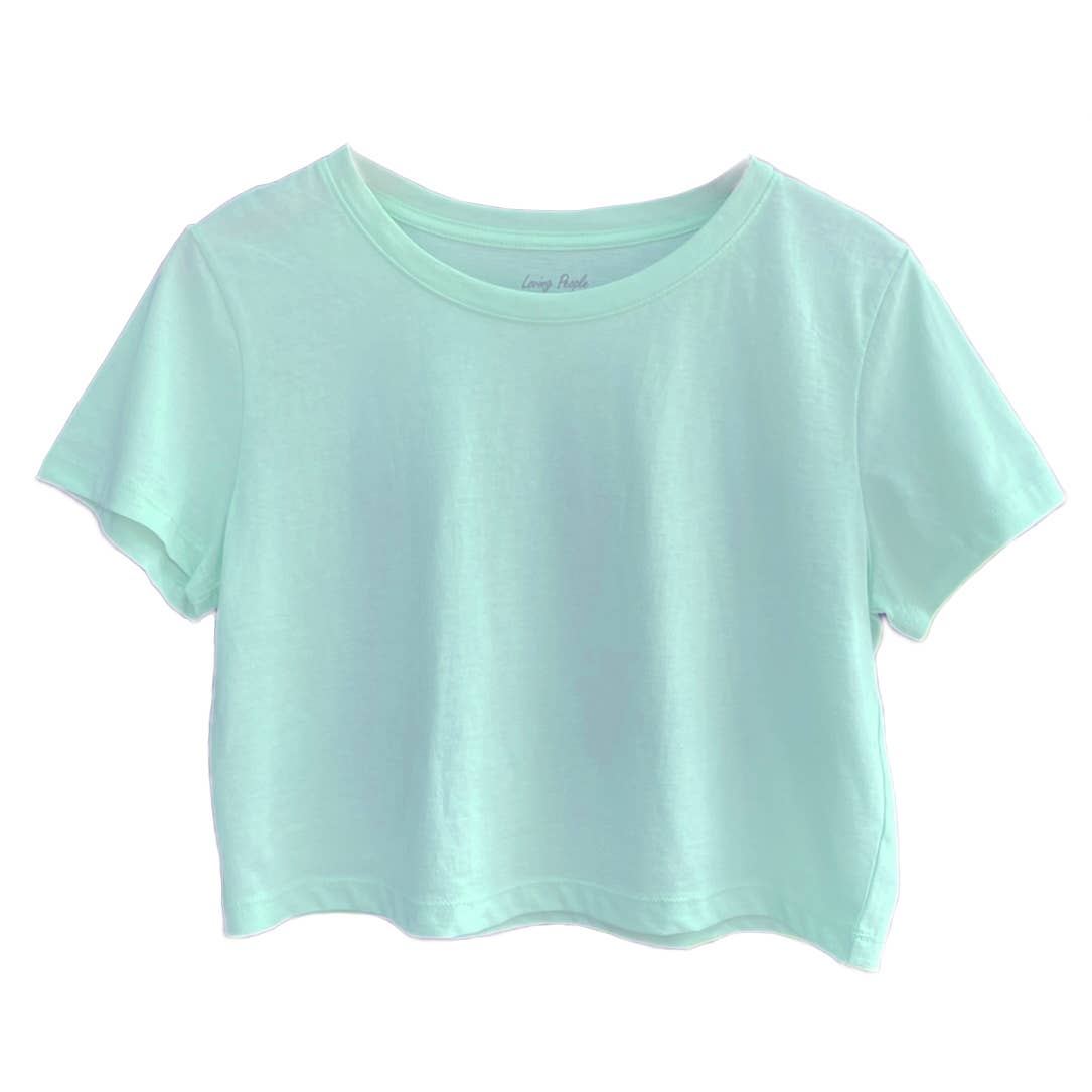 Premium Crop Tees (Blues)