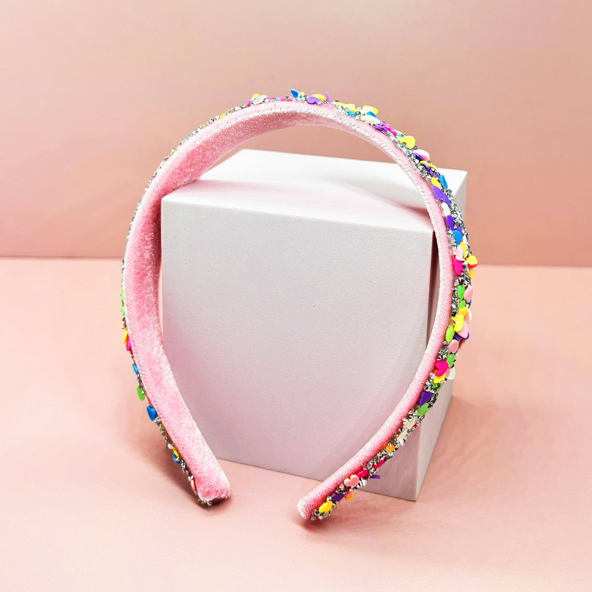 Candy Heart Headband - Confetti Hair Band